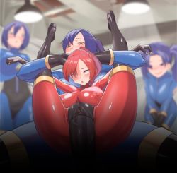 Rule 34 | 4girls, ahegao, animated, black gloves, blue bodysuit, blue eyes, blue hair, blush, bodysuit, boots, breasts, bulge, clitoris, covered erect nipples, crossed arms, dress, erect clitoris, erection, erection under clothes, excited, fishsyrup, full body, full nelson, futa with female, futanari, gloves, huge breasts, huge penis, indoors, interior, large breasts, latex, latex bodysuit, latex boots, latex dress, latex gloves, latex legwear, latex leotard, latex suit, leotard, live2d, lowres, multiple girls, nipples, nipples visible through clothes, penetration through clothes, penis, ponytail, pyro (tf2), queue, red bodysuit, red eyes, red hair, room, sex, sex from behind, short hair, standing, team fortress, team fortress 2, testicles, through clothes, twintails, uncensored, vaginal, veins, veiny penis, waiting, watch, watching, yellow eyes