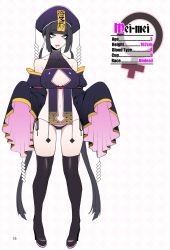 Rule 34 | 1girl, black hair, blue eyes, blunt bangs, boots, character name, character sheet, china dress, chinese clothes, dress, drooling, full body, high heels, highres, hut, j.k., jiangshi, long hair, long sleeves, lowleg, lowleg panties, mei-mei (j.k.), mouth drool, open mouth, original, panties, rei no himo, saliva, side-tie panties, solo, thigh boots, thighhighs, twintails, underwear, very long hair