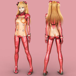 Rule 34 | 00s, 1girl, 3d, ass, back, blonde hair, blue eyes, bodysuit, butt crack, evangelion: 2.0 you can (not) advance, hair ornament, ikedan, imageboard sample, lips, long hair, multicolored clothes, navel, neon genesis evangelion, plugsuit, rebuild of evangelion, revision, see-through, solo, souryuu asuka langley, test plugsuit, twintails
