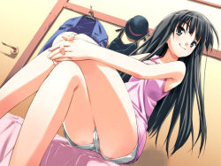 Rule 34 | akiyama mio, black hair, k-on!, lingerie, long hair, underwear