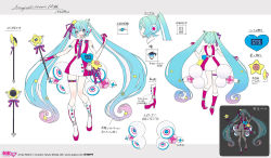 Rule 34 | 1girl, absurdly long hair, anniversary, aqua hair, arm strap, bare arms, belt, blue eyes, blue hair, boots, character sheet, commentary, crypton future media, dress, faceless, faceless female, from behind, full body, gloves, glowing, gradient hair, hair ornament, hair ribbon, hand up, hatsune miku, heart, high heels, holding, holding wand, knee boots, long hair, magical mirai (vocaloid), magical mirai miku, magical mirai miku (2022), microphone, microphone wand, multicolored hair, multiple views, noco (adamas), official art, open mouth, orb, piapro, pink dress, pink eyes, pink gloves, pink hair, pink ribbon, planet, profile, ribbon, rocket, shoulder tattoo, sleeveless, sleeveless dress, smile, solo, speaker, standing, star (symbol), star hair ornament, star print, star wand, streaked hair, tattoo, thigh strap, translated, twintails, two-tone hair, very long hair, vocaloid, wand, white dress, white footwear, white gloves, white hair