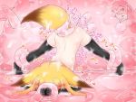 Rule 34 | 1girl, animal ears, animated, black thighhighs, blonde hair, borrowed character, elbow gloves, fox ears, fox tail, gloves, looping animation, nude, original, restrained, sakitsune, suteaka gitsune, tail, tentacles, thighhighs, top-down bottom-up, trembling, video, wet