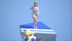Rule 34 | 1girl, 3d, animated, ass, bare legs, blonde hair, blue eyes, breasts, cleavage, cowboy shot, creatures (company), curvy, game freak, gen 1 pokemon, grin, huge ass, jacket, large breasts, legs, legs together, looking at viewer, misty (pokemon), nintendo, one-piece swimsuit, open mouth, pokemon, pokemon (creature), pokemon hgss, pool, psyduck, short hair, sideboob, sleeping, smile, solo, standing, swimsuit, tagme, tan, tanline, thick thighs, thighs, usukeninja, video, white one-piece swimsuit, wide hips