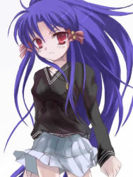 00s akasaka_saki aoba_kozue blue_hair lowres mahoraba red_eyes tagme