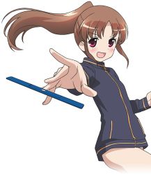 Rule 34 | 1girl, bare legs, female focus, jacket, long sleeves, naked jacket, saki (manga), solo, takakamo shizuno, track jacket
