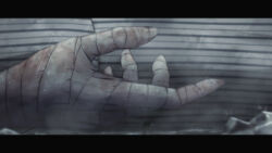Rule 34 | 1other, bandages, blue archive, junu (jwoo5627), open hand, phrenapates (blue archive), rain