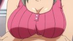 Rule 34 | 10s, 1girl, animated, binbougami ga!, bouncing breasts, breast hold, breast lift, breasts, cleavage, crossed arms, grey hair, highres, large breasts, popped button, sakura ichiko, solo, tank top, video, wardrobe malfunction, video