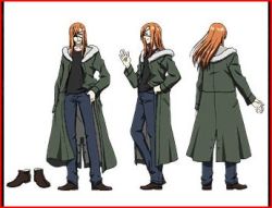 Rule 34 | badou nails, dogs: bullets &amp; carnage, eyepatch, lowres, orange hair, tagme