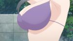 Rule 34 | 1girl, animated, anime screenshot, bikini, breasts, highres, large breasts, solo, sound, sunoharasou no kanrinin-san, swimsuit, undressing, video, yamanashi sumire