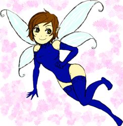 Rule 34 | 1girl, atlus, breasts, female focus, legs, lowres, pixie (megami tensei), shin megami tensei, wings