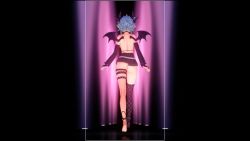 Rule 34 | 1girl, 3d, animated, ass, breasts, apricot the lich, cleft of venus, green hair, highres, nipples, pussy, short hair, tagme, video, virtual youtuber, vshojo, walking, wataamage