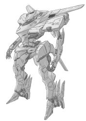 Rule 34 | armored core, armored core: for answer, concept art, from software, highres, mecha, monochrome, robot, tagme