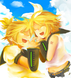 Rule 34 | 1boy, 1girl, brother and sister, hashimochi, kagamine len, kagamine rin, siblings, twins, vocaloid