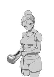 1girl art_study boxing_gloves hantakashihan highres tagme