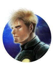 Rule 34 | 1boy, bad id, bad pixiv id, beard, blonde hair, facial hair, guardians of the galaxy, iduhara jugo, male focus, marvel, marvel cinematic universe, peter quill, solo