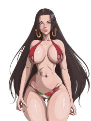 Rule 34 | 1girl, absurdres, agrothewanderer, boa hancock, breasts, highres, large breasts, long hair, one piece, solo