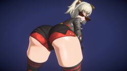 1girl 3d animated ass ass_clapping ass_shake audible_music boots bouncing_ass burnice_white come_hither futaholic huge_ass jacket leather leather_jacket looking_back music seductive_smile shorts smile solo sound spikes sunglasses tagme thick_thighs thigh_boots thighs third-party_edit twerking twintails video white_hair zenless_zone_zero