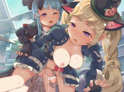 Rule 34 | + +, 1futa, 1girl, aftersex, animal ears, bad id, bad pixiv id, bar censor, belt, blonde hair, blue hair, bottomless, braid, breasts, breath, cat ears, censored, cleric (tree of savior), cross-section, cum, cumdrip, doggystyle, fang, fingerless gloves, from below, futa with female, futanari, gloves, hanging breasts, hat, highres, interlocked fingers, jacket, large breasts, long hair, looking at another, nekotewi, nipples, one eye closed, open clothes, open jacket, open mouth, penis, plage doctor (tree of savior), purple eyes, pussy, sex, sex from behind, smile, swordman (tree of savior), tears, tree of savior, twin braids, uncensored, uterus, vaginal
