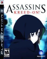 Rule 34 | 1girl, assassin&#039;s creed, assassin&#039;s creed (series), game console, hirasawa yui, k-on!, non-web source, parody, playstation 3, solo