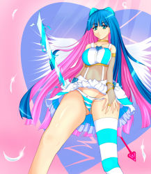 Rule 34 | 10s, angel, artist request, jewelry, lots of jewelry, panties, panty &amp; stocking with garterbelt, stocking (psg), stripes i &amp; ii, sword, underwear, weapon, wings