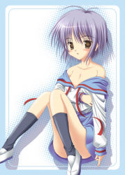 00s nagato_yuki school_uniform serafuku solo suzumiya_haruhi_no_yuuutsu undressing yoshiharu