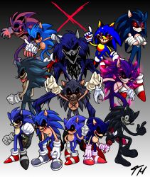 Rule 34 | 2011sonic (sonic.exe), 2017x (sonic.exe), 6+boys, artist logo, blood, blood on hands, bloody tears, claws, crying, crying with eyes open, crystal, exe (revie), faker (revie), gloves, holding, holding microphone, looking at viewer, lord x (sonic.exe), microphone, multiple boys, nude, open mouth, scar, scar on chest, sharp teeth, smile, sonic.exe, sonic.exe (character), sonic (series), sonic the hedgehog, sonic villains, tears, teeth, thiago06, white gloves, x, x (sonic villains), xenophanes (sonic.exe)