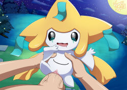 Rule 34 | absurdres, bulge, creature, creatures (company), cum, cum in pussy, egg, forest, game freak, gen 3 pokemon, grass, highres, holding, impregnation, jirachi, legendary pokemon, mythical pokemon, nature, night, night sky, nintendo, outdoors, pokemon, pokemon (creature), pokemon mystery dungeon, pussy, ribbon, self-upload, sex toy, size difference, sky, sperm cell, tree, vampy squid