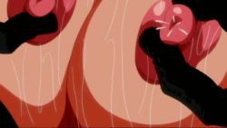 Rule 34 | 10s, 1boy, 1girl, animated, animated gif, blush, breasts, brown hair, close-up, closed eyes, female orgasm, forced orgasm, head out of frame, hetero, huge breasts, lactation, linda, long hair, lowres, milk, netorare fighter yaricchingu, ninja, nipple stimulation, nipple tweak, nipples, open mouth, orgasm, rape, saliva, sweat, tears, tongue