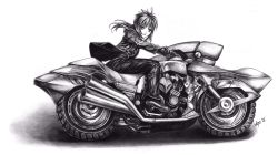 Rule 34 | 1girl, absurdres, artoria pendragon (all), artoria pendragon (fate), ballpoint pen (medium), fate/zero, fate (series), formal, highres, motor vehicle, motorcycle, saber (fate), signature, suit, traditional media, vehicle, vivsters