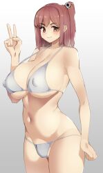 Rule 34 | 1girl, breasts, dead or alive, highres, honoka (doa), large breasts, pink hair, smile, solo