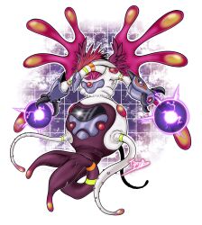Rule 34 | digimon, digimon (creature), energy, highres, mask, metamormon, original, solo, tentacles