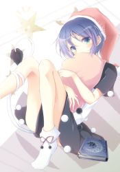Rule 34 | 1girl, aqua hair, bad id, bad pixiv id, blue hair, book, covering own mouth, doremy sweet, dress, hasuga sea, hat, highres, hugging object, looking at viewer, multicolored clothes, multicolored dress, nightcap, pillow, pillow hug, sitting, solo, star (symbol), tail, tapir tail, touhou