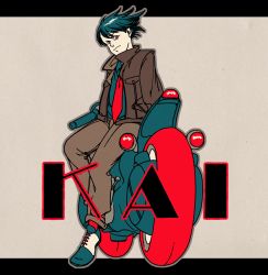 Rule 34 | 1boy, akira (manga), kai (akira), motor vehicle, motorcycle, red eyes, tagme