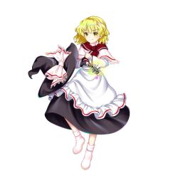 Rule 34 | 1girl, apron, black hat, blonde hair, bow, capelet, closed mouth, full body, game cg, hat, hat bow, highres, holding, holding clothes, holding hat, kirisame marisa, long sleeves, looking at viewer, mini-hakkero, perfect cherry blossom, red scarf, rotte (1109), scarf, short hair, simple background, smile, socks, solo, third-party source, touhou, touhou lostword, unworn hat, unworn headwear, white apron, white background, white bow, white capelet, white socks, witch hat, yellow eyes