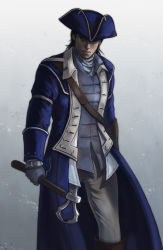 Rule 34 | 1boy, alternate costume, assassin&#039;s creed, assassin&#039;s creed (series), assassin&#039;s creed iii, bad id, bad pixiv id, black hair, coat, connor kenway, gloves, hat, labyrinth-s, long hair, male focus, solo, tomahawk, tricorne