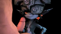 Rule 34 | 1girl, 2boys, 3d, animated, animated gif, black background, handjob, link, masturbation, midna, multiple boys, nintendo, penis, pointy ears, red eyes, redmoa, simple background, small penis, the legend of zelda, the legend of zelda: twilight princess, uncensored