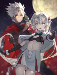 Rule 34 | absurdres, aito, amakusa shirou (fate), cleavage, fate/grand order, fate (series), highres, jeanne d&#039;arc (fate), jeanne d&#039;arc alter santa lily (fate)