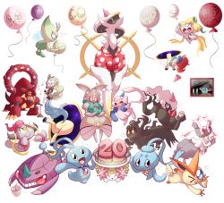 Rule 34 | &gt; &lt;, ..., ^ ^, anniversary, arceus, balloon, cake, celebi, closed eyes, commentary request, creatures (company), darkrai, deoxys, deoxys (normal), diancie, drinking straw, floating, food, game freak, gen 1 pokemon, gen 2 pokemon, gen 3 pokemon, gen 4 pokemon, gen 5 pokemon, gen 6 pokemon, gen 7 pokemon, genesect, highres, hoopa, hoopa (confined), jirachi, keldeo, keldeo (ordinary), legendary pokemon, magearna, magearna (normal), manaphy, marshadow, marshadow (gloom), meloetta, meloetta (aria), microphone, microphone stand, music, musical note, mythical pokemon, nintendo, nintooner, one eye closed, phione, pokemon, pokemon (creature), portal (series), portal 1, rawst berry, shaymin, shaymin (land), singing, spoken ellipsis, transparent background, victini, volcanion