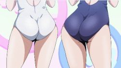 Rule 34 | 10s, 2girls, animated, animated gif, aoba kazane, ass, ass-to-ass, ass shake, character request, competition swimsuit, from behind, jiggle, keijo!!!!!!!!, lowres, multiple girls, one-piece swimsuit, swimsuit, toyoguchi non