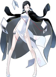 Rule 34 | 10s, 1girl, bare legs, black eyes, black hair, blue eyes, china dress, chinese clothes, coat, computer, devil survivor, devil survivor 2, dress, expressionless, frown, full body, grey eyes, highres, jacket, jacket on shoulders, kanno fumi, laptop, legs, long legs, mouse (computer), official art, qipao dress, shin megami tensei, shoes, short hair, short twintails, skindentation, solo, twintails, white background, yasuda suzuhito