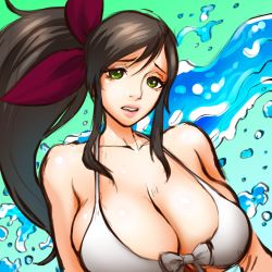 Rule 34 | 1girl, absurdres, breasts, female focus, highres, large breasts, murakumo (senran kagura), senran kagura, solo, tagme, upper body, water