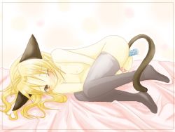 Rule 34 | 00s, 1girl, anal, anal object insertion, animal ears, ass, blonde hair, blush, breasts, cat ears, cat girl, cat tail, dildo, double penetration, edoko, edward elric, female focus, female masturbation, full body, fullmetal alchemist, gender request, genderswap, long hair, masturbation, multiple penetration, nude, object insertion, one eye closed, pussy juice, sex toy, small breasts, solo, tail, thighhighs, vaginal, vaginal object insertion, wink