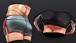 Rule 34 | abs, ass, ass focus, bara, bulge, collage, fashion, highres, hip focus, legs, male focus, male underwear, male underwear peek, multiple views, muscular, original, topless male, shorts, tentekel, thighs, tight clothes, toned, toned male