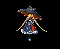 animated animated_gif arc_system_works blazblue blonde_hair game_sprite lowres official_art rachel_alucard