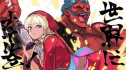 Rule 34 | 1boy, 1girl, blonde hair, blue eyes, blue hair, bottle, capcom, colored skin, dark skin, hakan, hakan&#039;s wife, hat, husband and wife, jewelry, jpeg artifacts, muscular, necklace, open mouth, red skin, smile, source request, street fighter, street fighter iv (series), tetsu (kimuchi), translation request