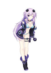 Rule 34 | 1girl, ;d, absurdres, adult neptune, bare legs, bare shoulders, black choker, blush, bra, breasts, choker, commentary, d-pad, d-pad hair ornament, full body, grin, hair between eyes, hair ornament, highres, holster, hood, hooded jacket, jacket, leaning forward, long hair, medium breasts, navel, nepsuka (hachisuka), neptune (series), off shoulder, one eye closed, open clothes, open jacket, open mouth, panties, shin jigen game neptune vii, simple background, smile, solo, striped bra, striped clothes, striped panties, thigh strap, underwear, undressing, usb, very long hair, white background