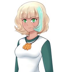 Rule 34 | 1girl, animated, animated gif, blonde hair, blush, freckles, green eyes, jackie lynn thomas, looking at viewer, lowres, mgx0, star vs the forces of evil