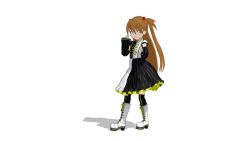 Rule 34 | 1girl, 3d, animated, audible music, blue eyes, boots, breasts, brown hair, dancing, dress, full body, hair ornament, happy, interface headset, long hair, looking at viewer, looking away, neon genesis evangelion, open mouth, osaru, shadow, simple background, smile, solo, sound, souryuu asuka langley, twintails, two side up, very long hair, video, white background