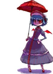 Rule 34 | 1girl, female focus, parasol, remilia scarlet, solo, tao, tao (kadoya), touhou, umbrella