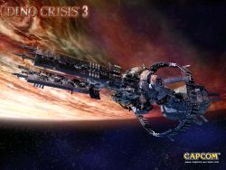 Rule 34 | capcom, dino crisis, dino crisis 3, official art, official wallpaper, space, spacecraft, tagme, wallpaper